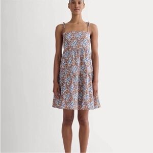 Floral Tie-Shoulder Sundress